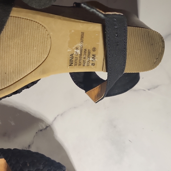 Black Wedge Heel - Picture 4 of 5